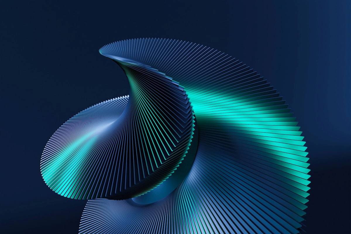 Blue abstract light
